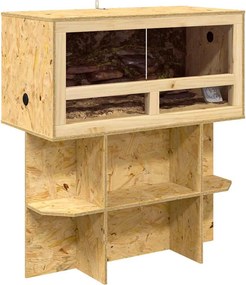 vidaXL Terrarium Καφέ 80 x 40 x 90 εκ OSB