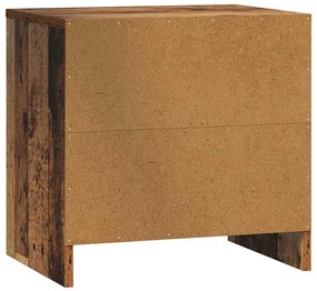 vidaXL Κομοδίνο Παλιό ξύλο 45 x 34 x 44,5 εκ Επεξεργασμένο ξύλο