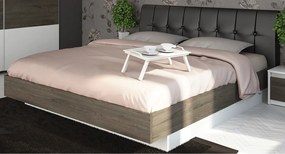 Κρεβάτι ξύλινο με δερμάτινη ή ύφασμα ROXAN 140x200 DIOMMI 45-301