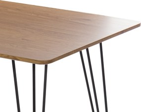 Τραπέζι Lino σε χρώμα sonoma-μαύρο μέταλλο 120x70x75