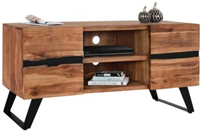 TV Furniture  Alicia Solid acacia wood Natural 130x43x66 cm.