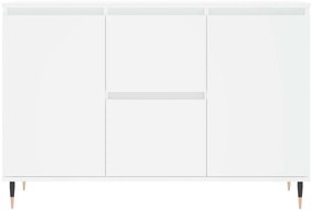 vidaXL Μπουφές Λευκός 101,5 x 35 x 70 εκ. από Επεξεργασμένο Ξύλο