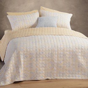 Κουβερλί Ημίδιπλο (180x240) 2 Όψεων Nef-Nef Homeware Roman Yellow