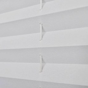 Πλισέ στόρι σκίασης 90 x 1125 cm Λευκό - Λευκό