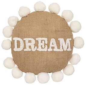 Μαξιλάρι Διακοσμητικό (Με Γέμιση) Dream 07.188261 Beige-Ecru 30X30 Ύφασμα