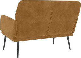 vidaXL Πάγκος Καφέ 108x79x79 εκ. Βελούδινος