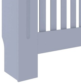 vidaXL Κάλυμμα Καλοριφέρ Γκρι 78 εκ. από MDF