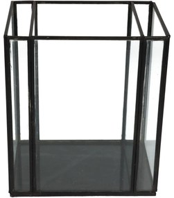 Κηροπήγιο ArteLibre Μαύρο Μέταλλο 18x13x21cm