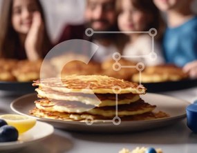 Σετ των 2 Intra Συλλεκτικό Ξύλινο Παζλ Plywood 4mm - Στοίβα τηγανίτες με βατόμουρα και λεμόνια Σε Ξύλινο Κουτί - Διαστάσεις: 10x10 cm – 25 κομμάτια