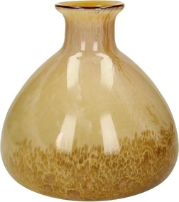 Βάζο ArteLibre Κίτρινο Γυαλί 20x20x20cm