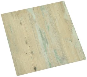 vidaXL Δάπεδο Αυτοκόλλητο Ανοιχτό Καφέ 55 τεμ. 5,11 μ² από PVC