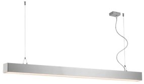 Γραμμικό Κρεμαστό Direct+Indirect L1420 3000K Ανοδ. Dim. Station Ultra 3911-10142-3-U-D1 Viokef-3911-10142-3-U-D1-Ασημί 3911-10142-3-U-D1