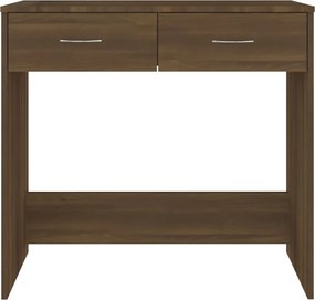 vidaXL Γραφείο Καφέ Δρυς 80 x 40 x 75 εκ. από Επεξεργασμένο Ξύλο