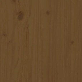 Ζαρντινιέρα με Ράφι Μελί 54x34,5x81 εκ. από Μασίφ Ξύλο Πεύκου - Καφέ