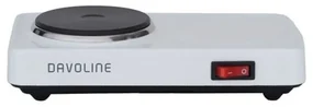 Davoline EK-450W Επιτραπέζια Εστία Εμαγιέ Μονή Λευκή