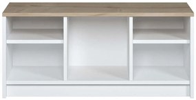 Παπουτσοθήκη London 475OLV1802 100x35x40cm White-Oak Μοριοσανίδα, Μελαμίνη