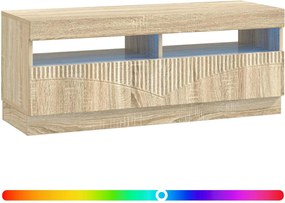 vidaXL Ντουλάπα LED Τηλεόρασης Sonoma Δρυς Επεξεργασμένο Ξύλο
