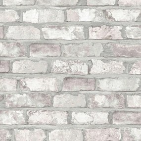 DUTCH WALLCOVERINGS Ταπετσαρία Τοίχου Τούβλα Λευκή EW3104 - Λευκό