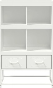 vidaXL Ντουλάπι Λευκό 68x39x111,5 εκ. από Χάλυβα