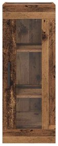 vidaXL Επιτοίχιο ντουλάπι Παλιό Ξύλο 34,5 x 34 x 90 εκ.