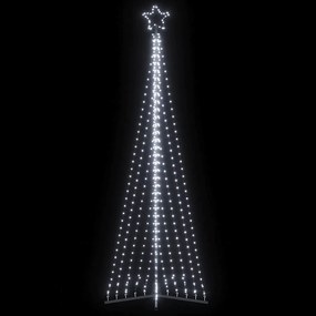 vidaXL Χριστουγεννιάτικο δέντρο LED 495 LED Ψυχρό Λευκό 300,5 εκ.
