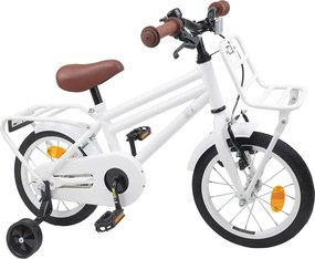 vidaXL Παιδικό Ποδήλατο 12 ίντσες για παιδιά 2-4 ετών Λευκό