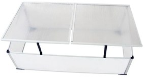 vidaXL Θερμοκήπιο ψυχρού πλαισίου με 2 καπάκια 110x41x55 cm