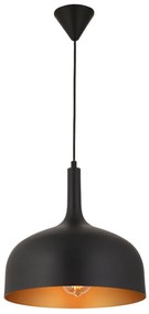 Φωτιστικό Κρεμαστό ArteLibre TITU Μαύρο Μέταλλο 30x82cm-14780170