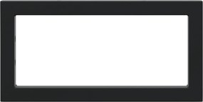 vidaXL Βραχίονες Ραφιών για Νιπτήρα Ορθ. 2 Τεμ. Μαύρο Χάλυβας