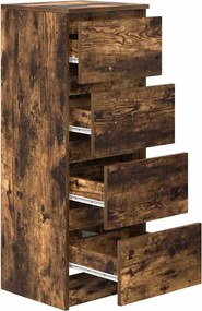 vidaXL Ντουλάπι Καπνιστή Δρυς 37,5x35x99 εκ. Επεξεργασμένο Ξύλο