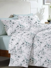 Σετ Σεντόνια Menta Εμπριμέ 560 Grey Διπλό (200x250)
