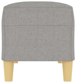 vidaXL Πάγκος Ανοιχτό Γκρι 100 x 35 x 41 εκ. Υφασμάτινος