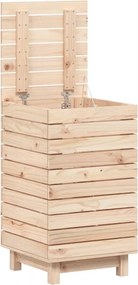 vidaXL Καλάθι Ρούχων 44x44x76 εκ. από Μασίφ Ξύλο Πεύκου