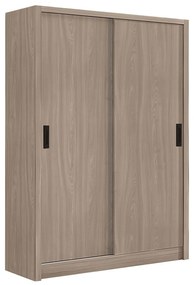 Ντουλάπα Δίφυλλη VANITY Συρόμενη Καρυδί MDF 120x60x200cm