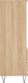 vidaXL Ντουλάπι Sonoma Δρυς 40x36x110 εκ. από Επεξεργασμένο Ξύλο