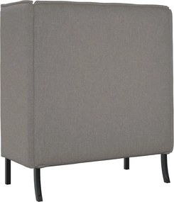 vidaXL Καναπές Υψηλής Πλάτης 101cm Taupe ύφασμα