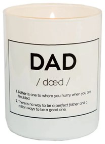 Κερί Σε Γυάλινο Δοχείο DC0424 Dad 8x9cm Fisura Paraffin