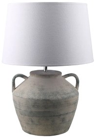 DILOS ΦΩΤΙΣΤΙΚΟ ΕΠΙΤΡΑΠΕΖΙΟ 34x34x62 ΚΕΡΑΜΙΚΟ ΓΚΡΙ ΛΙΝΟ ΛΕΥΚΟ - 032184