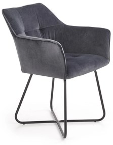 60-21091 K377 chair, color: grey DIOMMI V-CH-K/377-KR-POPIEL, 1 Τεμάχιο