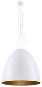 Φωτιστικό Οροφής Egg L 9023 White-Gold Nowodvorski Πολυρεσίνη