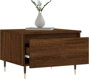vidaXL Τραπεζάκια Σαλονιού 2 τεμ. Καφέ Δρυς 50x46x35 εκ. Επεξ. Ξύλο