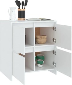 vidaXL Μπουφές Λευκός 70x41x75 εκ. από Επεξεργασμένο Ξύλο