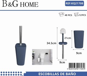 Βουρτσάκι τουαλέτας - Πιγκάλ - Blue - 21708