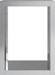 vidaXL Ράφι Καυσόξυλων 60x40x80 εκ. Γαλβανιζέ Ατσάλι