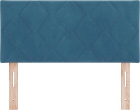 vidaXL Κεφαλάρι Σκούρο Μπλε 100 cm Βελούδο