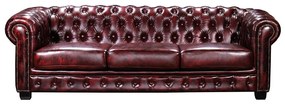 Καναπές Chesterfield Birmingham Ε9574,44 241x92x74cm Red