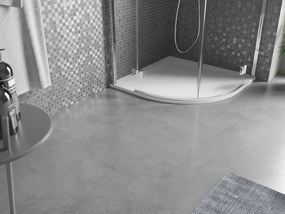 Mexen Bert ντουζιέρα ημικυκλική SMC 90 x 90 cm, λευκή - 4KR109090