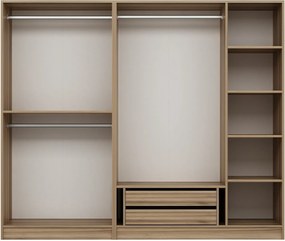 Πενταφυλλη Ντουλαπα Χρυσο KALEO 210 52x225x210