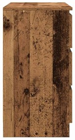 Συρταριέρα με Συρτάρια Παλαιό ξύλο 71x35x65 εκ. από Επεξ. Ξύλο - Καφέ