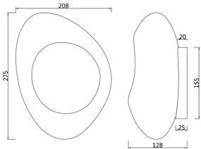 Επιτοίχιο Φωτιστικό Maytoni Mabell-Chrome